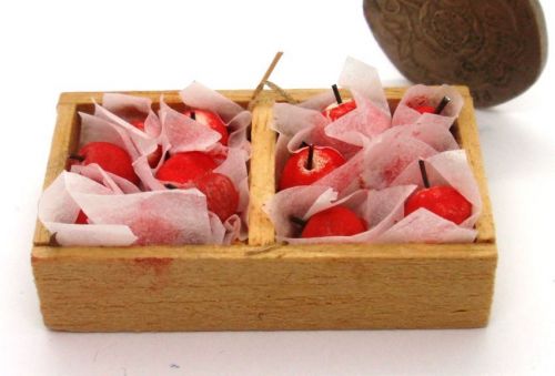 Crate of  Stored Red Apples 