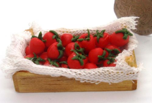 Crate of Fresh Tomatoes